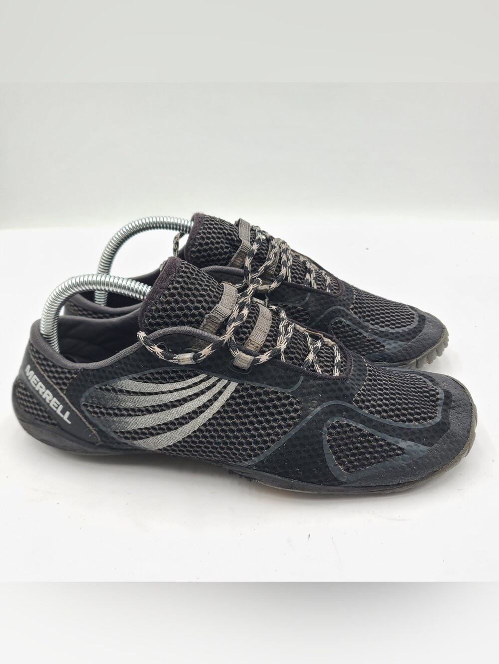 B43 Merrell Pace Glove Dark Shadow Womens 9 Gray Black Athletic Sneakers